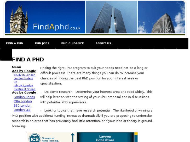 www.findaphd.co.uk