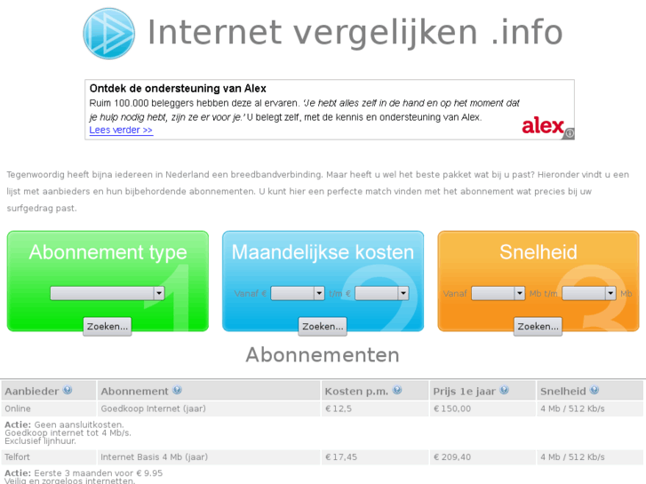 www.internetvergelijken.info