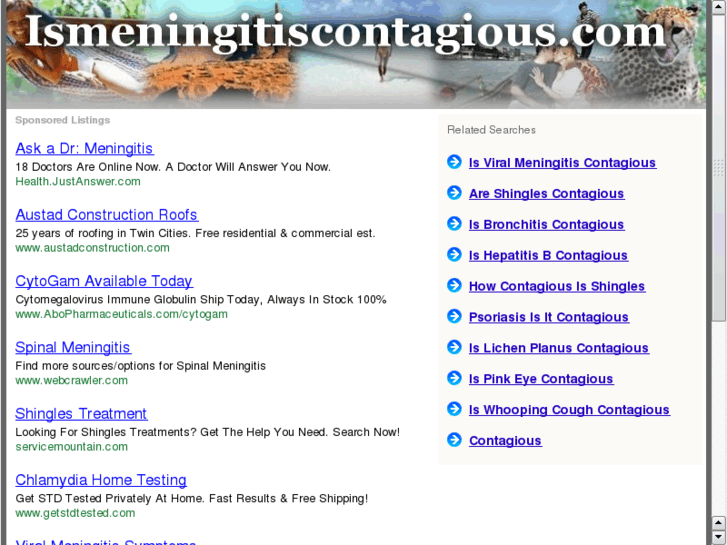 www.ismeningitiscontagious.com