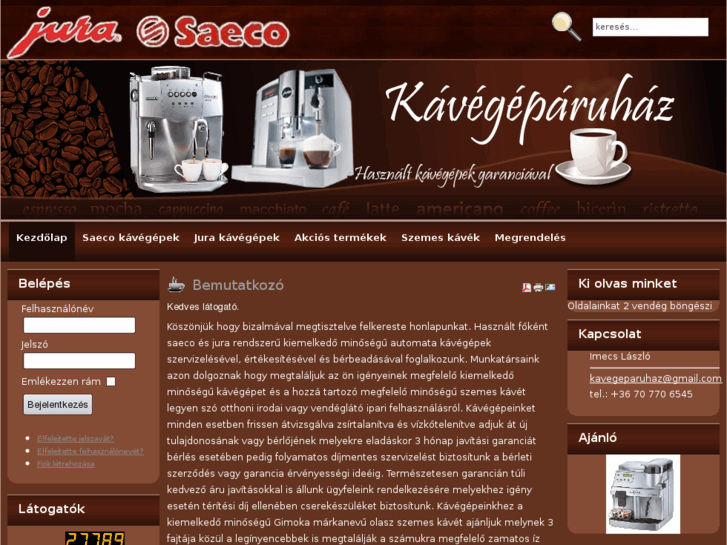 www.kavegeparuhaz.hu