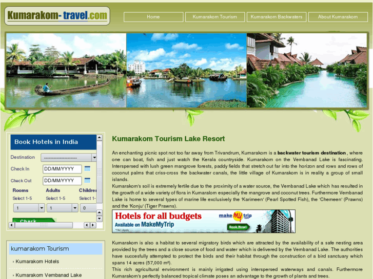 www.kumarakom-travel.com