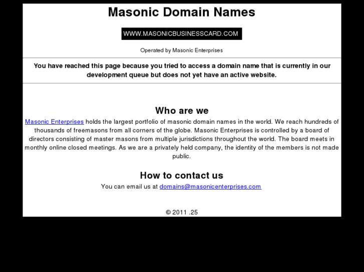 www.masonicbusinesscard.com