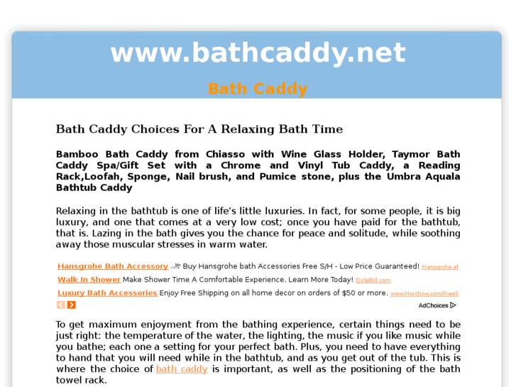 www.bathcaddy.net