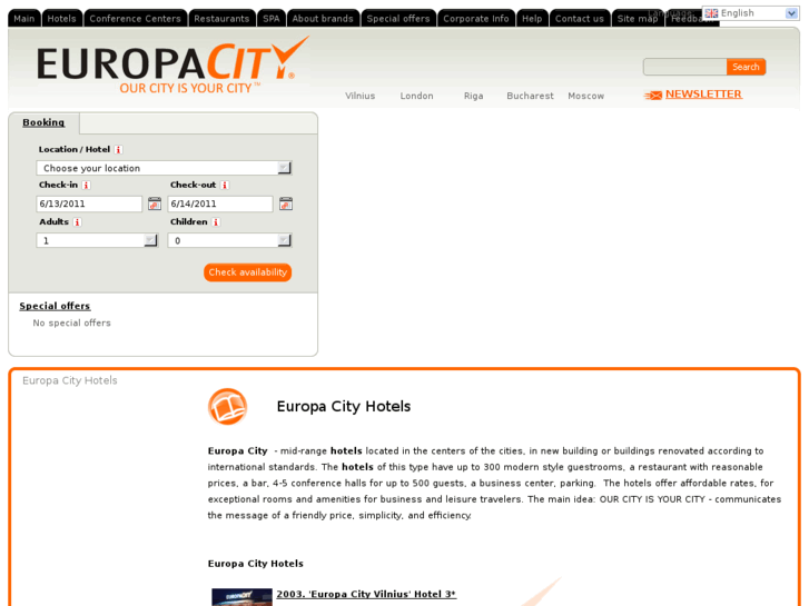 www.europacityhotels.com