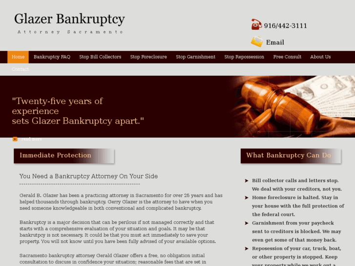 www.glazerbankruptcy.com