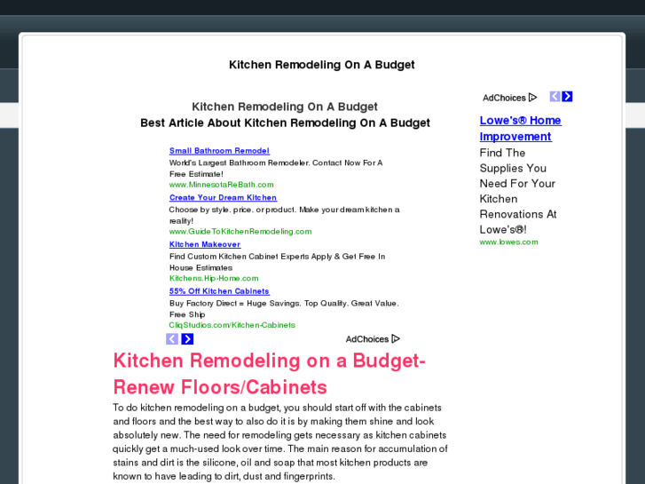 www.kitchenremodelingonabudget.net