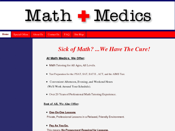 www.mathmedics.net
