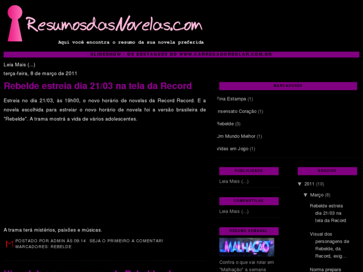 www.resumosdasnovelas.com