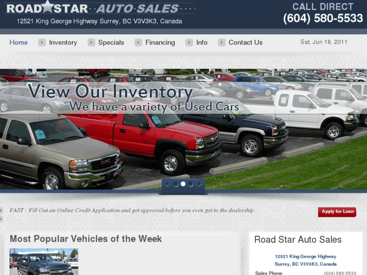 www.roadstarautosales.com