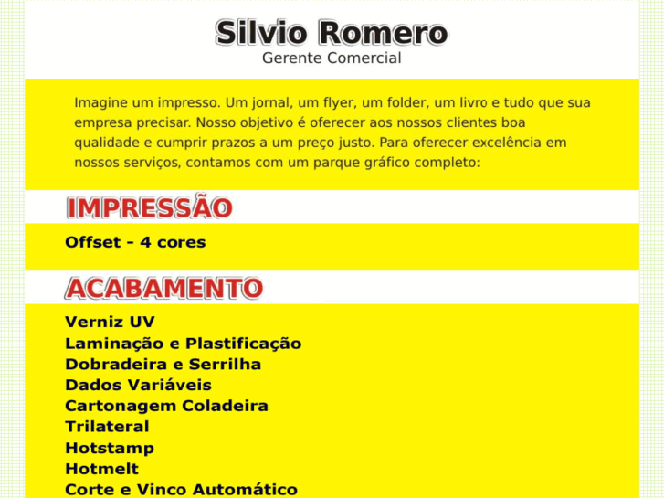 www.silvioromero.com