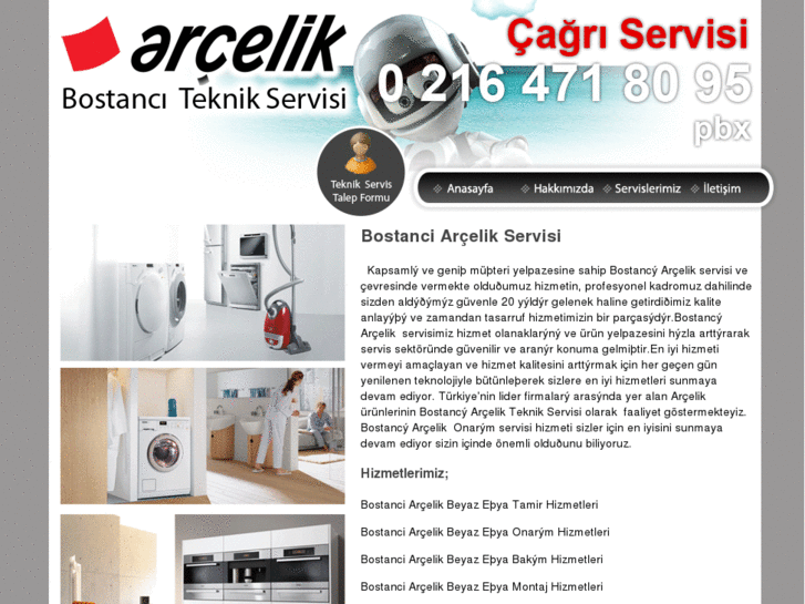 www.arcelikservisibostanci.com