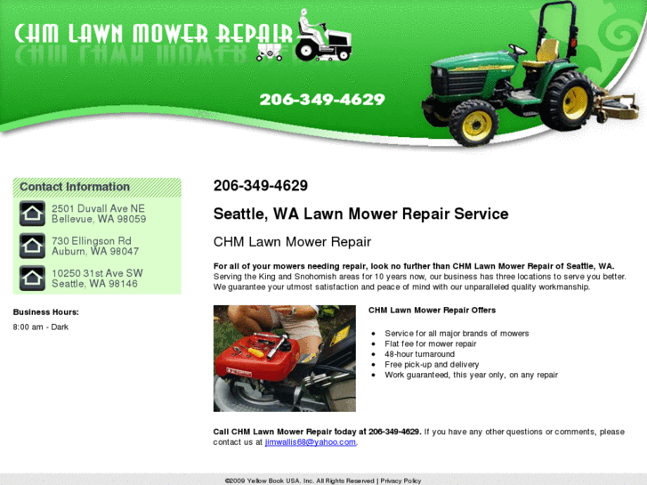 www.chmlawnmowerrepair.com