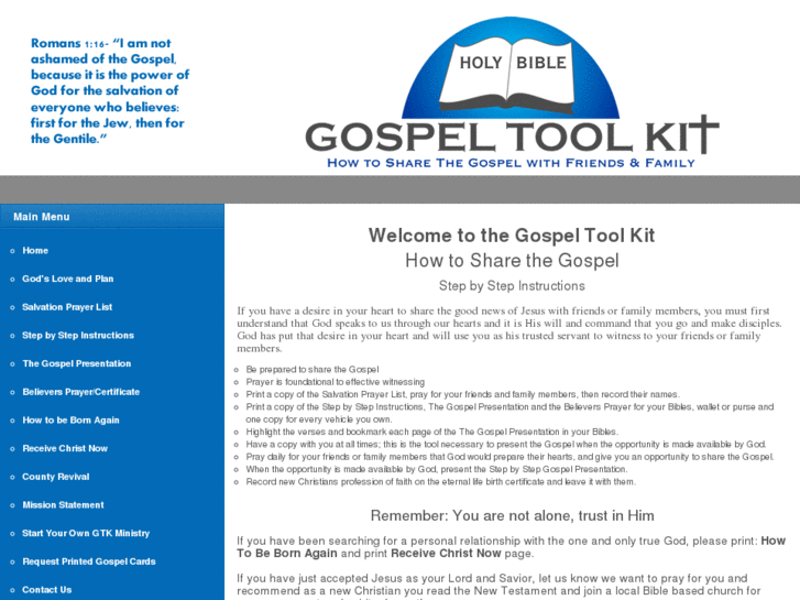 www.gospeltoolkit.org