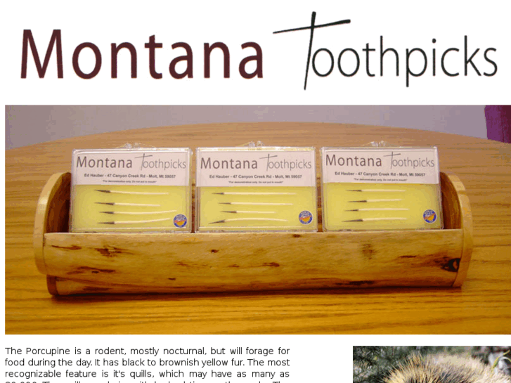 www.montanatoothpicks.com