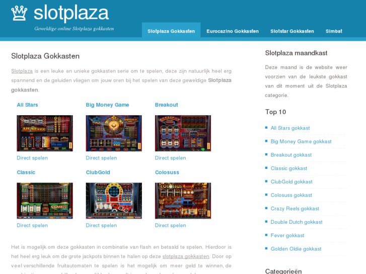 www.slotplazagokkasten.net