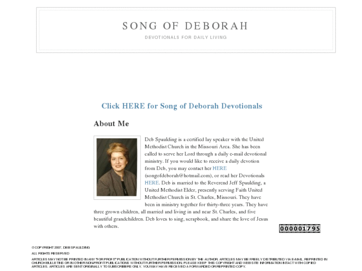 www.songofdeborah.com