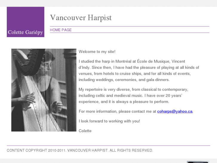 www.vancouverharpist.com