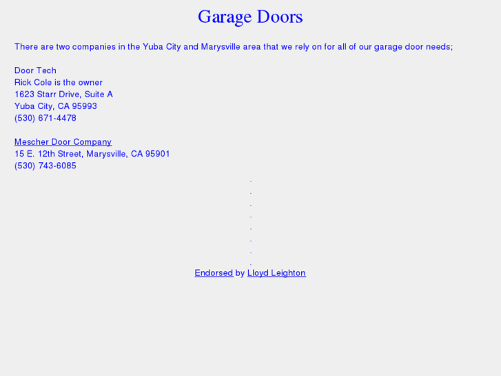 www.yubacitygaragedoors.com