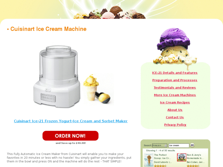 www.cuisinarticecreammachine.com