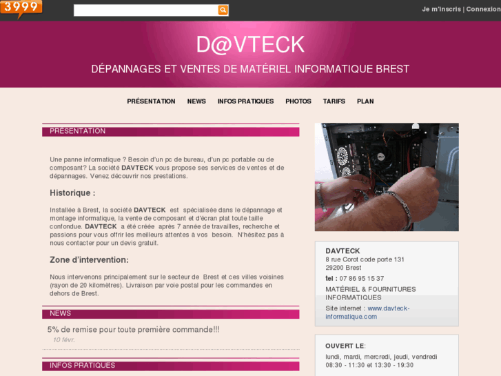 www.davteck-depannage-informatique.com