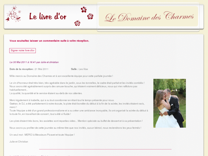 www.domaine-des-charmes.fr