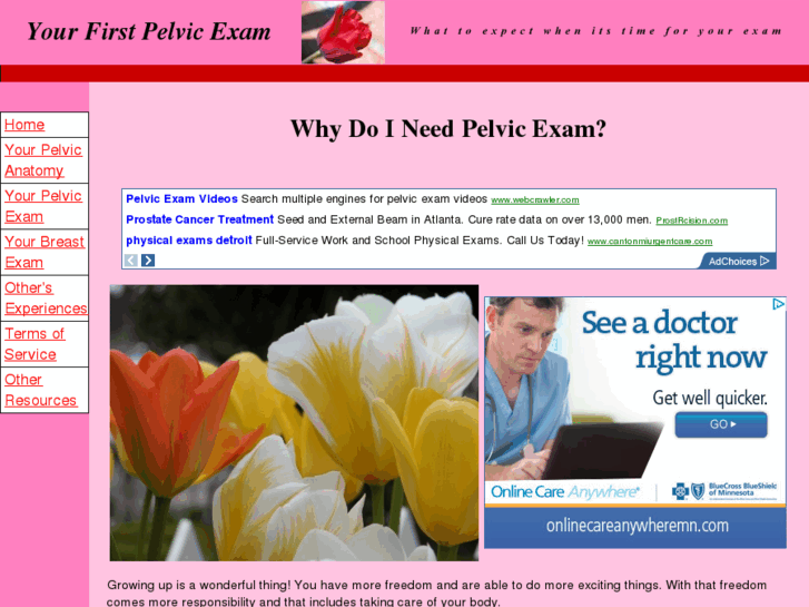 www.firstpelvicexam.com