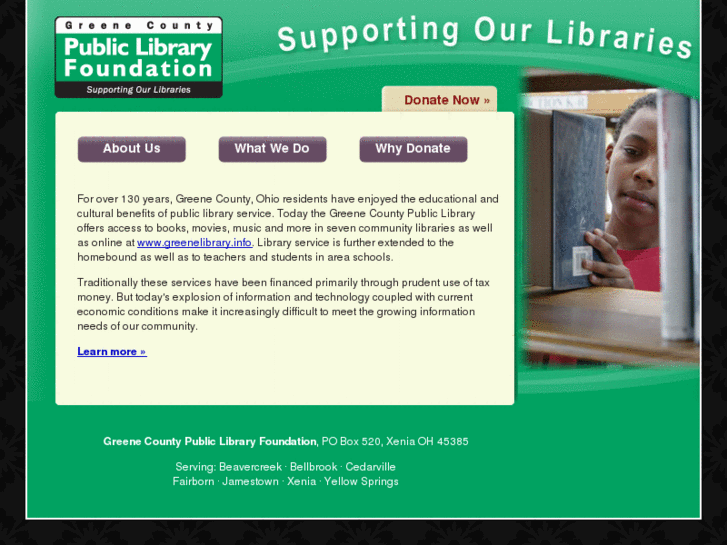 www.greenelibraryfoundation.org