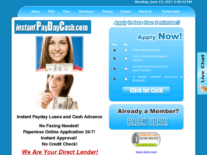 www.instantpaydaycash.com