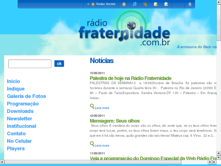 www.radiofraternidade.com.br