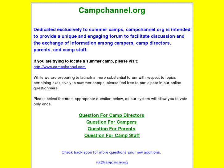 www.campchannel.org