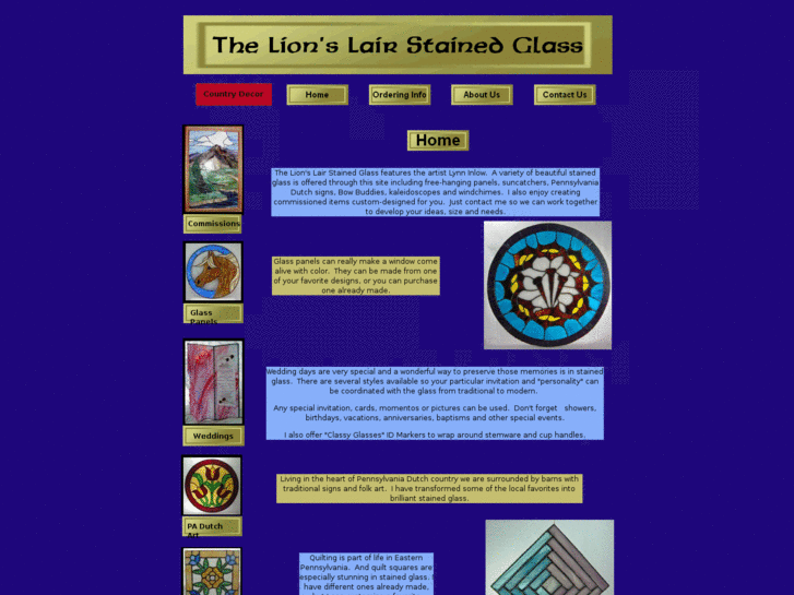 www.lionslairstainedglass.com