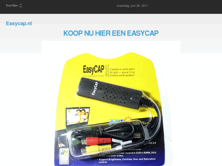 www.easycap.nl