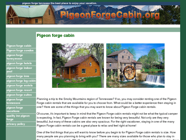 www.pigeonforgecabin.org