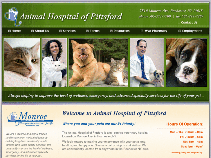 www.pittsfordvet.com