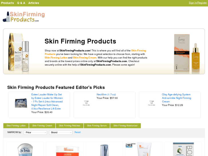 www.skinfirmingproducts.com