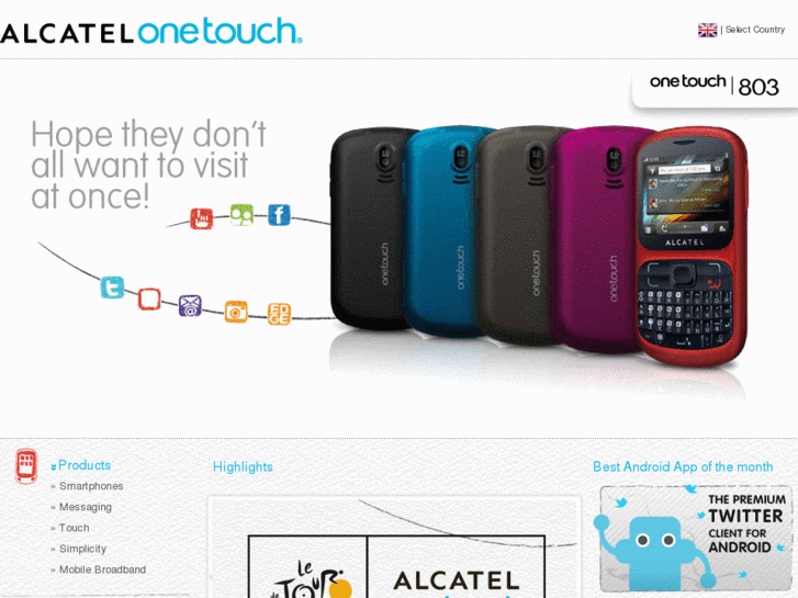 www.alcatelonetouch.com