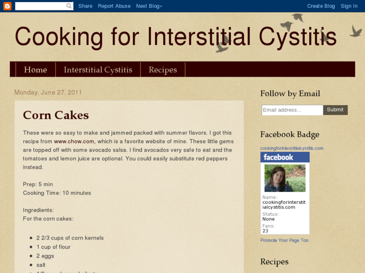 www.cookingforinterstitialcystitis.com