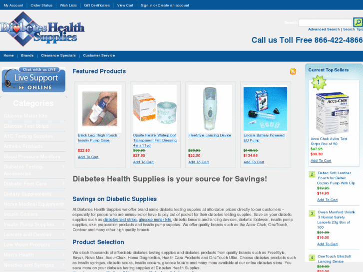 www.diabeteshealthsupplies.com