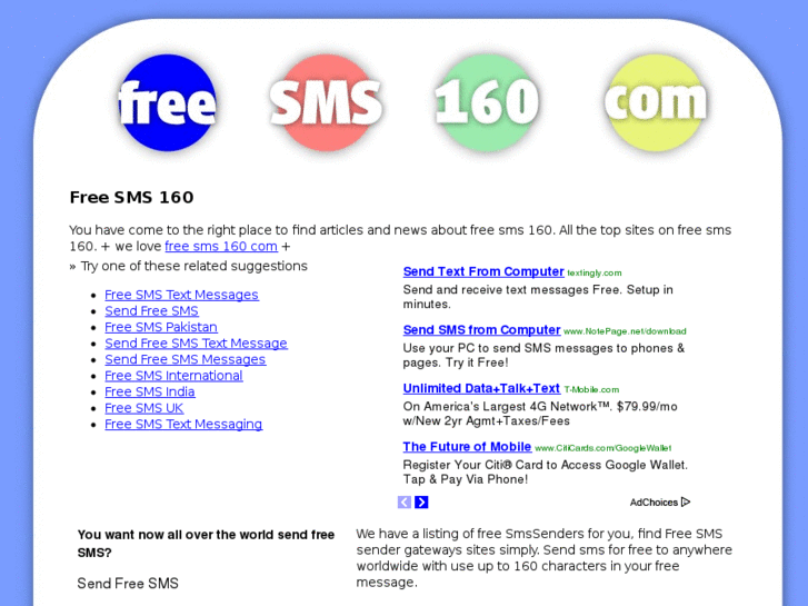 www.free-sms-160.com