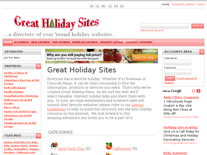 www.greatholidaysites.com