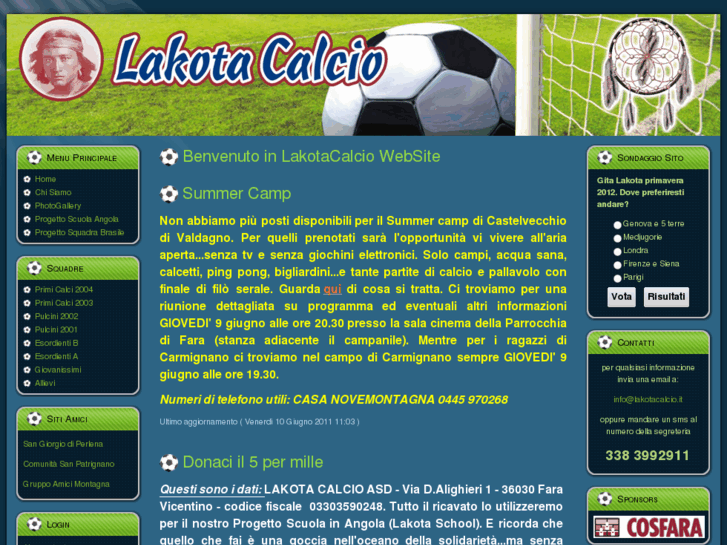 www.lakotacalcio.it