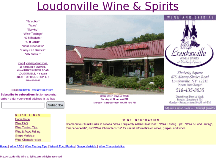 www.loudonvillewineandspirits.com