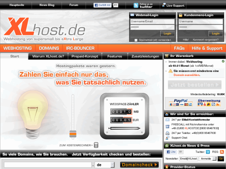 www.xlhost.biz