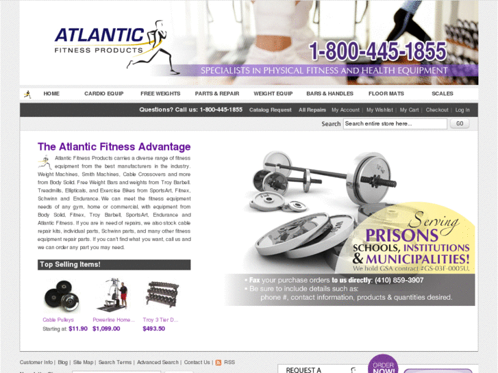 www.atlanticfitnessproducts.net