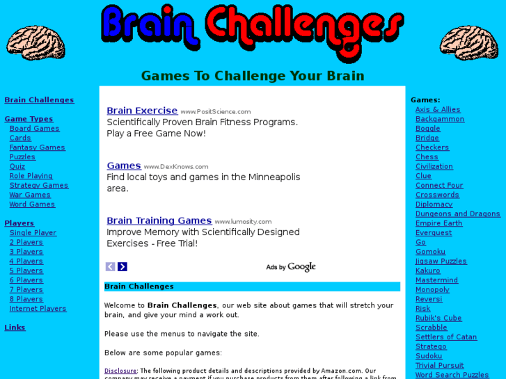 www.brainchallenges.com