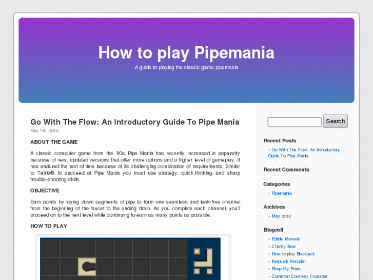 www.how-to-play-pipemania.info