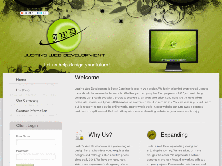 www.justinswebdevelopment.com