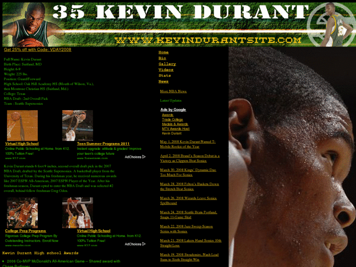 www.kevindurantsite.com