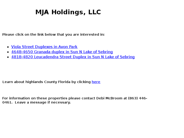 www.mjaholdings.com