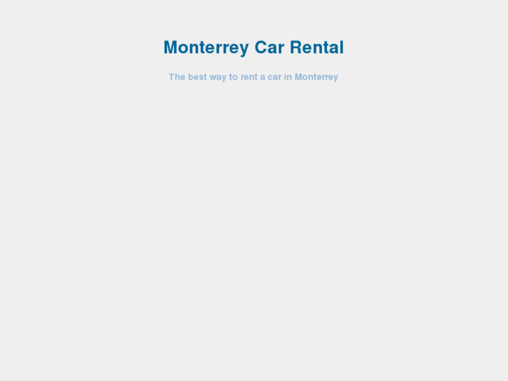 www.monterreycarrental.com